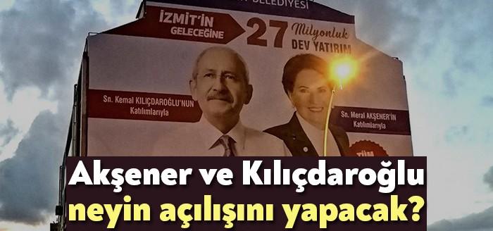 CHP Genel Başkanı Kılıçdaroğlu ve İYİ Parti Genel Başkanı Akşener,