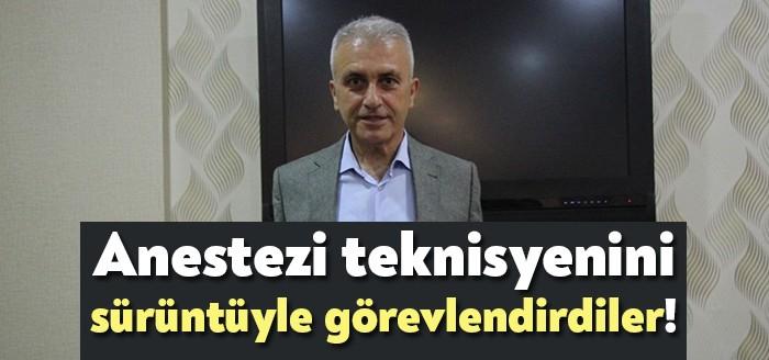 Usulsüz görevlendirmeler için Sağlık Hizmetleri müdürü ile görüşmeye giden anestezi