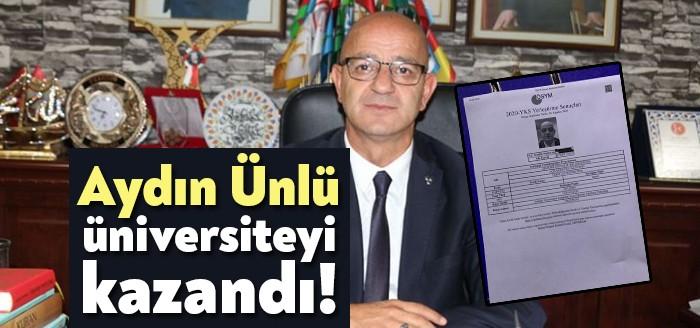 Milliyetçi Hareket Partisi Kocaeli il başkanı Aydın Ünlü, üniversite sınavları