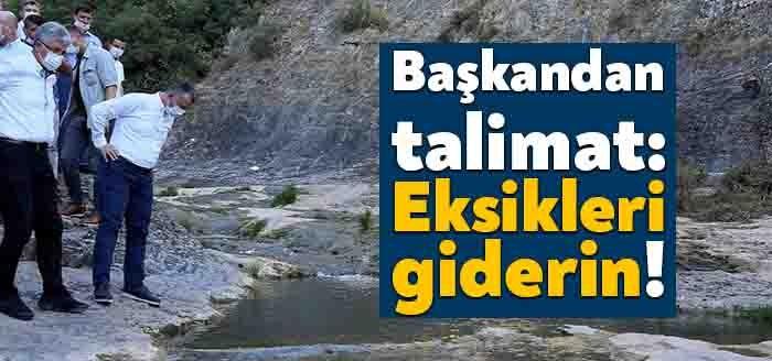 Kocaeli Büyükşehir Belediye Başkanı Tahir Büyükakın, Gebze’nin Tavşanlı Köyü yakınlarında