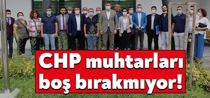 Vatandaşların sorunlarını çözmek adına Kocaeli genelinde muhtarlık ziyaretlerini sürdüren CHP