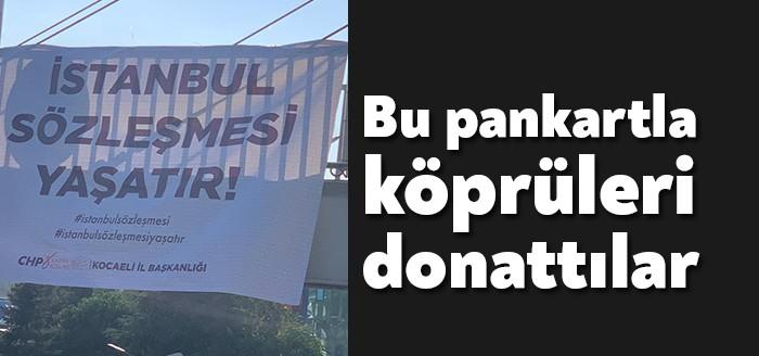 CHP’li kadınlar, şiddet kurbanı kadınların isimlerinin yer aldığı anıt sayaç
