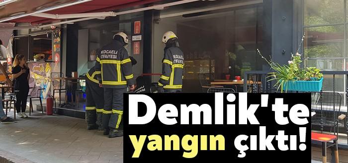 İzmit Karabaş Mahallesi Hürriyet Caddesinde bulunan bir kafede elektrik kontağı