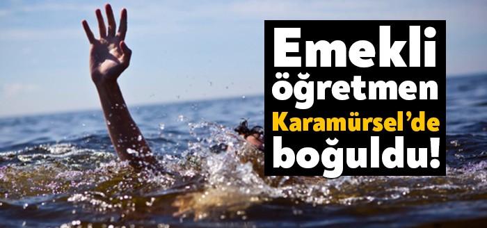 Karamürsel Kayacık Mahallesinde serinlemek için denize giren 78 yaşındaki emekli