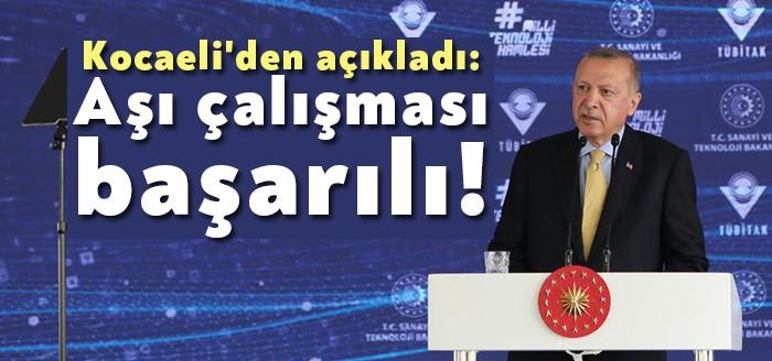 Kocaeli Gebze'de TÜBİTAK Mükemmeliyet Merkezleri Açılış Töreni’nde açıklama yapan Cumhurbaşkanı