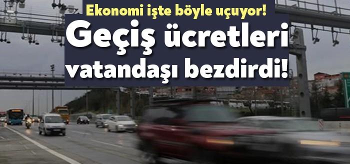 Vatandaşların, köprü ve otobanlara ödediği ücret, gittikleri mesafede tükettikleri yakıtı