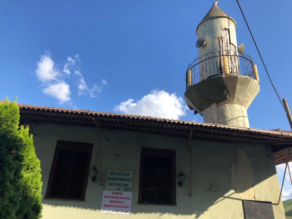 Haci Ayvaz Camii deprem kocaeli