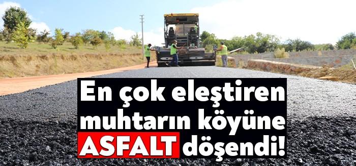 İzmit Belediyesi, asfalt yol konusunda yıllardır yeterli hizmeti alamayan Kabaoğlu