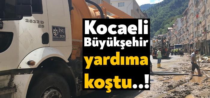 Kocaeli Büyükşehir Belediyesi sel felaketi yaşanan Giresun’a yardım elini uzattı.