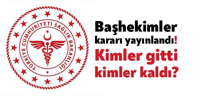Kocaeli başhekim görevlendirilmeleri tamamlandı. Kocaeli İl Sağlık Müdürlüğü tarafından yayınlanan