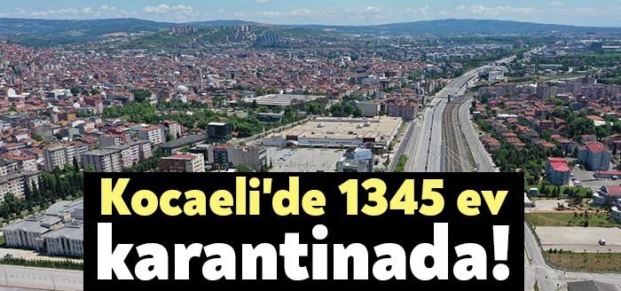 Kocaeli Valisi Seddar Yavuz, Kocaeli'de 1345 evin karantinada olduğunu duyurdu.