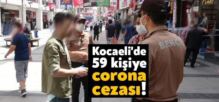 Kocaeli'de orona virüsü salgınının yayılmasının önlenmesi kapsamında yapılan kontrollerde kural