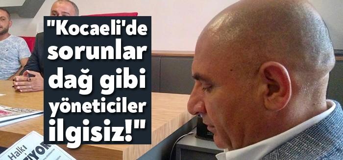 CHP Kocaeli Milletvekili Tahsin Tarhan, Gölcük'e yaptığı inceleme gezisinde "Kocaeli'de