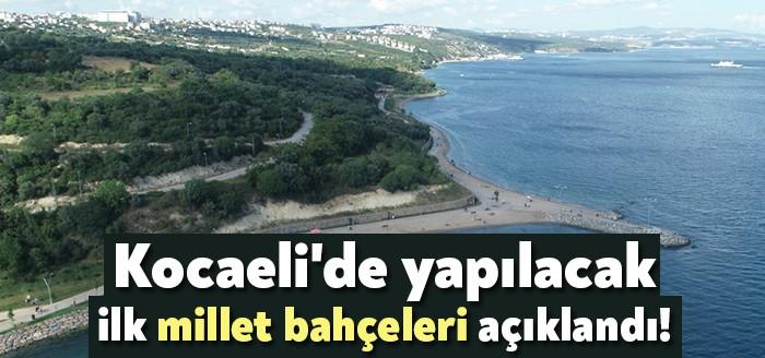 İlk olarak Darıca Şehit Er Gökhan Hüseyinoğlu Millet Bahçesi’nin Kocaeli’ye