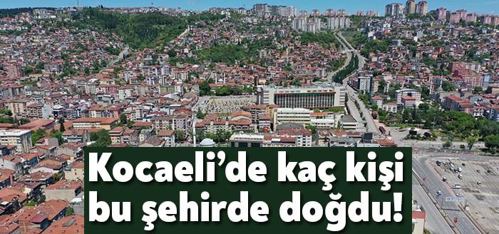 Türkiye İstatistik Kurumu Kocaeli Bölge Müdürlüğü verilerine göre, Kocaeli'de yüzde