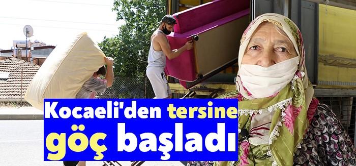 Kocaeli Büyükşehir Belediyesi Gebze’de ikamet eden ve Giresun’daki köylerine dönmek