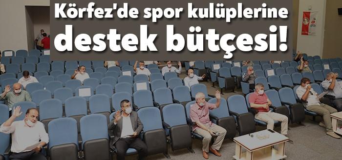 Körfez Belediyesi Ağustos ayı meclis toplantısında spor kulüplerine maddi yardım