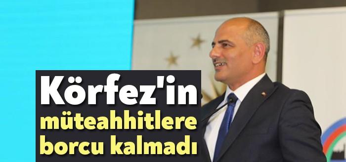 Körfez Belediye Başkanı Şener Söğüt, görevi süresince yaptığı çalışmaların sunumunu