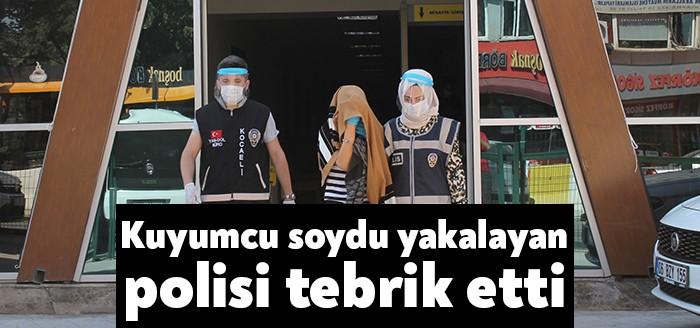 İzmit’te bulunan bir kuyumcudan 32 bin TL değerinde ziynet eşyası