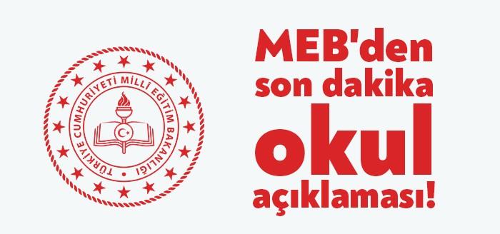 Milli Eğitim Bakanlığı (MEB), milyonlarca öğrencinin merakla beklediği okullar ne