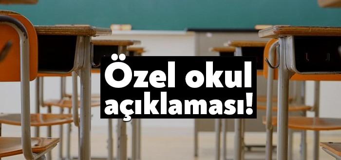 Milli Eğitim Bakanlığı (MEB), internet sitesi üzerinden özel okullarla ilgili