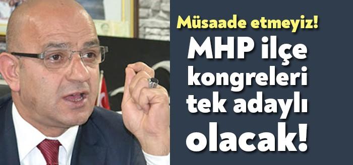 MHP Kocaeli İl Başkanı Aydın Ünlü, ilçe kongrelerinde mevcut başkanların