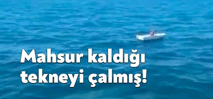 Marmara Denizi'nin ortasında mahsur kalan ve 3 gün sonra kurtarılan