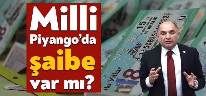 CHP PM Üyesi, Kocaeli Milletvekili Tahsin Tarhan Milli Piyango'nun satışı