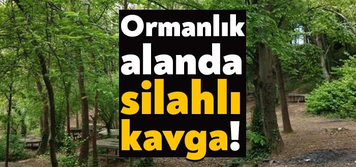 Derince Mersincik Mahallesi'nde ormanlık bir alanda 2 kişinin tartışması silahlı