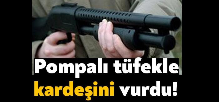 Kocaeli’nin Gebze ilçesinde kardeşiyle tartışan bir şahıs pompalı tüfekle kardeşini