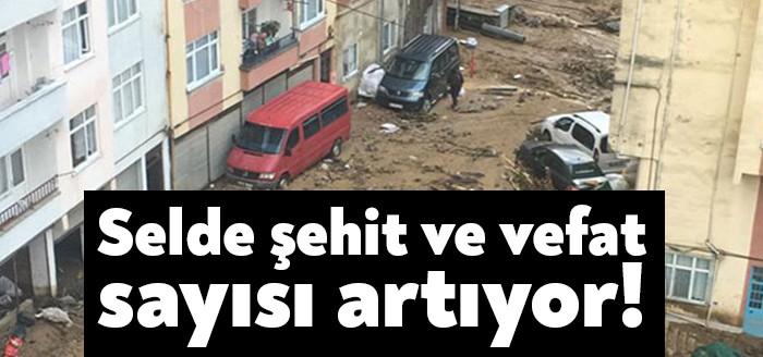 Giresun ve ilçelerinde dün etkili olan şiddetli yağışlar sonrası yaşanan