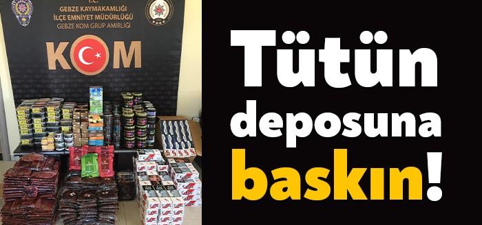Kocaeli Emniyet Müdürlüğü ekipleri tarafından Gebze’de bulunan bir iş yeri