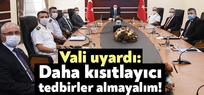 Vali Seddar Yavuz, Kocaeli Emniyet ve Asayiş Koordinasyon Toplantısı sonrası,