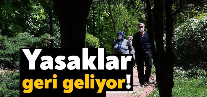 65 yaş ve üzeri vatandaşlara corona virüsü tedbirleri kapsamında yasak