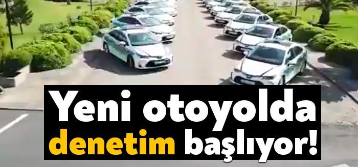 Kuzey Marmara Otoyolu'nda bugün itibariyle denetimler başlıyor. Otoyolda otoyolun geçtiği