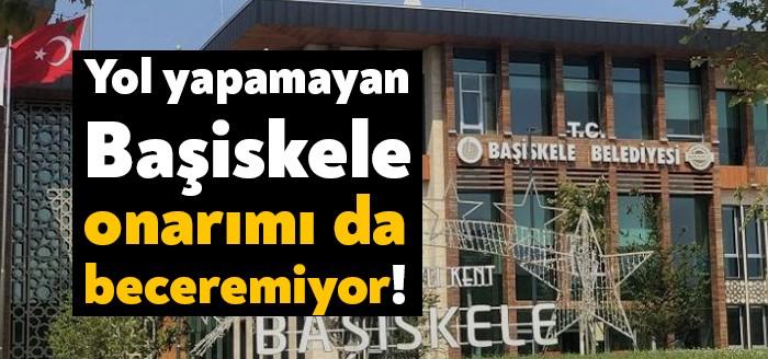 Başiskele Belediyesi yol yapım işi sonrasında yol bakım ve onarım