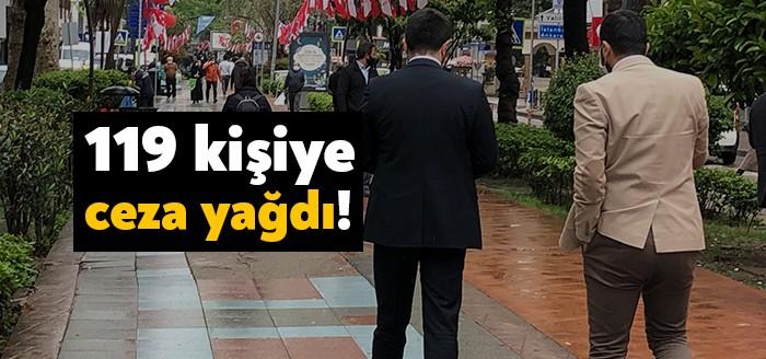 Koronavirüs salgınının yayılmasının önlenmesi kapsamında yapılan kontrollerde kural ihlalleri yapan