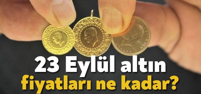 Altın fiyatları ne kadar? sorusu 23 Eylül Çarşamba günü yatırımcılar tarafından