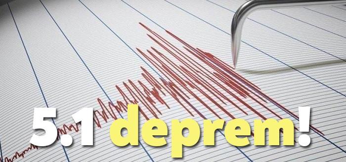 AFAD tarafından yapılan açıklamaya göre Niğde'de 5.1 büyüklüğünde deprem meydana