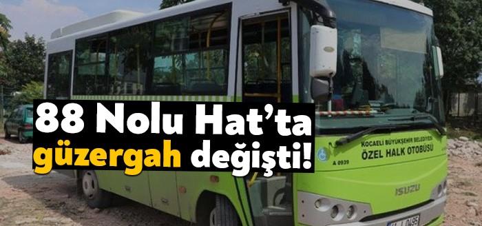 İzmit Şehiriçi 88 Nolu Minibüs Hattı’nda güzergah değişikliği yapıldı. Piotr