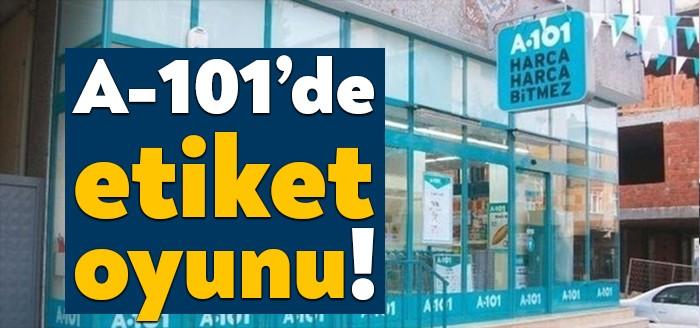 Kocaeli’nin Gölcük ilçesinde yer alan A-101’den alışveriş yapan bir vatandaş