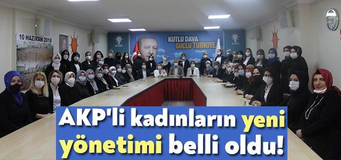 AKP Kocaeli İl Kadın Kolları Başkanı Yasemin Özdemir’in yeni yönetimi