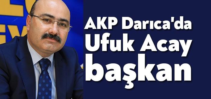 AKP Darıca İlçe Kongresi'nde tek aday olan Ufuk Acay, başkan