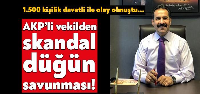 AKP Kocaeli Milletvekili Cemil Yaman oğlunun pandemi önlemlerini yok sayan