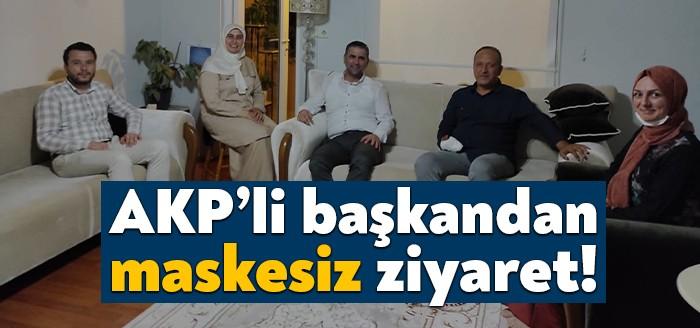 Kandıra Belediye Başkanı Adnan Turan, AKP’li siyasetçilerle birlikte bir hasta
