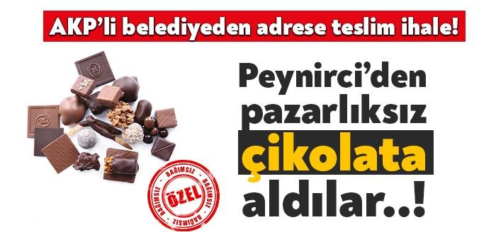 AKP’li Çayırova Belediyesi Ramazan Bayramı’nda çikolata dağıttı. Söz konusu çikolatalar