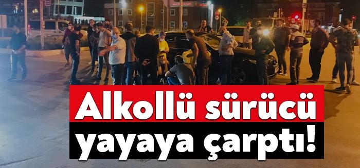 Kartepe Köseköy Işıklar mevkiinde karşıdan karşıya geçmeye çalışan kişi alkollü