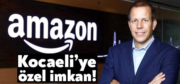 Amazon.com.tr Ülke Genel Müdürü Richard Marriott firmanın Kocaeli'ye aynı gün