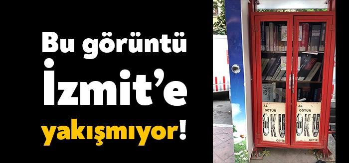 İzmit Belediyesi tarafından uzun yıllar önce Yürüyüş Yolu’na yerleştirilen kitap