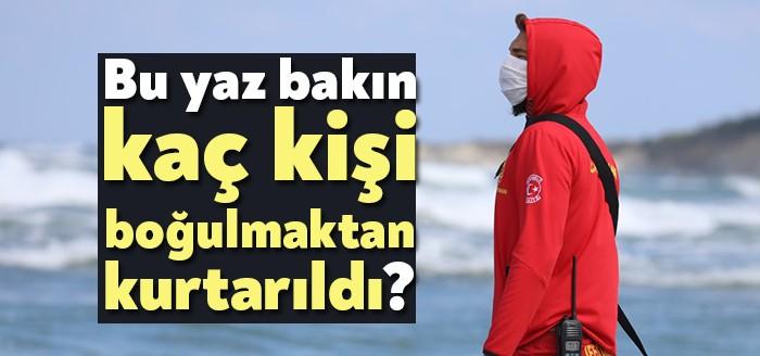 Kocaeli Haber...Kandıra sahillerinde görev yapan Kocaeli Büyükşehir Belediyesi KOSKEM ekipleri,